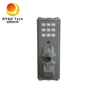 Luminária de Rua LED Solar Integrada 30W Com Chips LED 5054 de Alta Luminosidade Sensor PIR Detecta e Acende Automaticamente