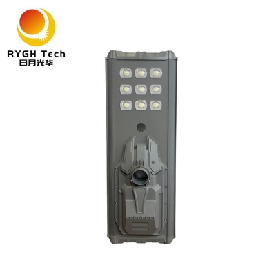 Luminária de Rua LED Solar Integrada 30W Com Chips LED 5054 de Alta Luminosidade Sensor PIR Detecta e Acende Automaticamente