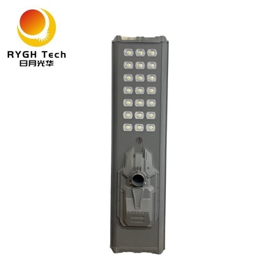 Luminária de Rua LED Solar Integrada 30W Com Chips LED 5054 de Alta Luminosidade Sensor PIR Detecta e Acende Automaticamente