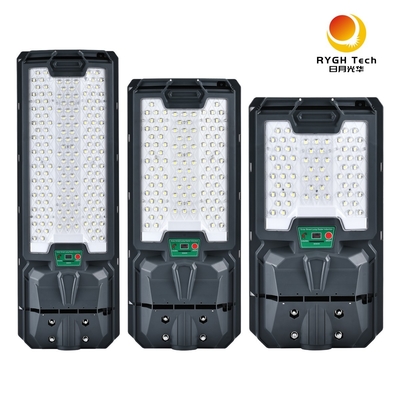 Luminária de Rua LED Solar com Sensor de Movimento Integrado Certificada CE IP65 para Uso Externo em Rodovias Corpo em ABS Fonte de Alimentação