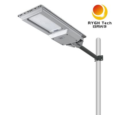 Luminária de Rua LED Solar Integrada 20W com Sensor Radar e Controle Remoto para Calçada, Pátio e Jardim - Iluminação LED para Estradas