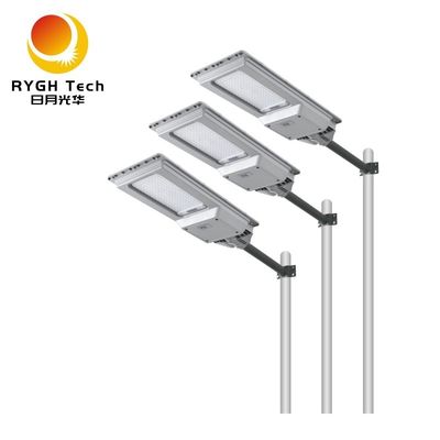 Luminária de Rua LED Solar Integrada 20W com Sensor Radar e Controle Remoto para Calçada, Pátio e Jardim - Iluminação LED para Estradas