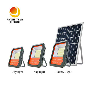 100W 200W LED Luz solar de inundação de alta luminosidade 130lm/w para quintal