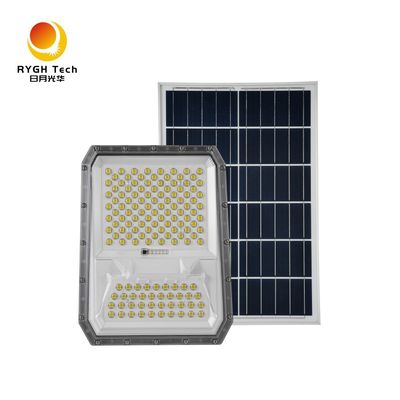 Controle de luz inteligente Iluminação exterior Alta luminosidade 5054 LED Chips Solar LED projétil 25W para jardim estrada calçada pátio