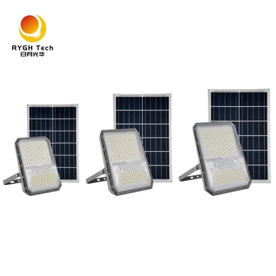 Holofote LED Solar Multifuncional com Controle Remoto, Área de Irradiação de 300 Metros Quadrados, 35W, Longa Duração de Descarga, 2 Anos de Garantia
