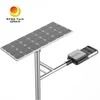 Luminária solar de rua durável 50W 60W com classificação IP65, inteligente, LED