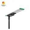 Iluminação de Engenharia IP65 Alta Luminosidade 50W Tudo em Um Poste de Luz Solar