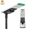 Sensor de movimento Controle remorte 40W LED All in One Solar Street Light com câmera de vigilância