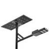 Rygh-Zc-50W painel solar alimentado por post de jardim LED luzes de rua 170lm/W