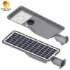 Novas lâmpadas de rua inteligentes integradas IP65 exterior 10W LED Solar com bateria LiFePO4