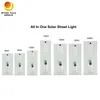 Controle à Prova D'água Solar 80W Externa Tudo em Um LED Solar Luz de Rua