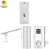 Projeto Governamental 8m 9m Conjunto Completo Lâmpada de Rua Solar por Indução 100W