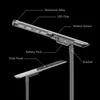 Luminária Solar de Rua para Iluminação de Área 12V com LVD Preço de Fábrica Rygh-Fx-120W