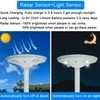 Lâmpada de jardim LED solar de 50 Watt de alumínio à prova d'água