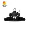Iluminação Industrial 100W UFO Acabamento Preto Holofote High Bay