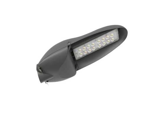Refrigere a lâmpada de rua leve conduzida Ip66 branca com certificação da fotocélula 110lm/w Rohs