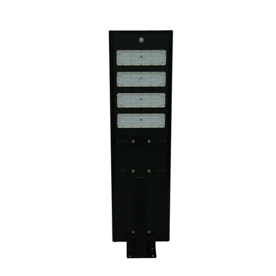 lâmpadas de rua solares do jardim 8500LM, alojamento solar do preto da luz de rua 80W do poder superior