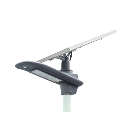 130-150LM/W luz de rua posta solar esperta do diodo emissor de luz da bateria alta da C.C. 11.1V do lúmen 60W - alojamento cinzento com 3 anos de garantia