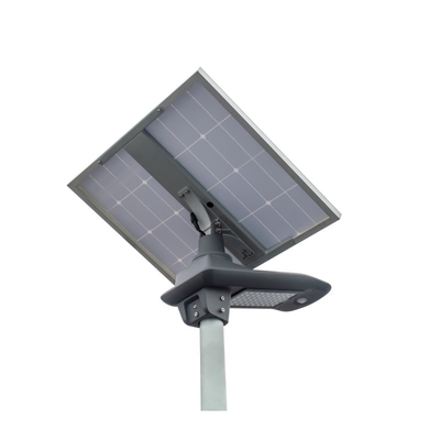 130-150LM/W luz de rua posta solar esperta do diodo emissor de luz da bateria alta da C.C. 11.1V do lúmen 60W - alojamento cinzento com 3 anos de garantia