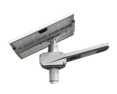 Lâmpadas de rua solares do jardim do lúmen alto, luz de rua IP65 do painel solar de 140LM/W 30w