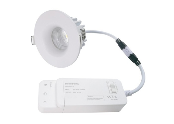 Branco morno variável conduzido Recessed impermeável da tampa da cara da C.A. 200-240V de Downlight da ESPIGA