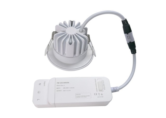 Branco morno variável conduzido Recessed impermeável da tampa da cara da C.A. 200-240V de Downlight da ESPIGA