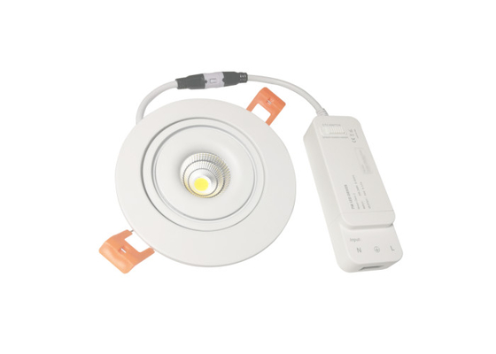 O corpo de alumínio da lâmpada Recessed a tecnologia conduzida ajustável da ESPIGA de Downlights 7W CCT Taiji CSP