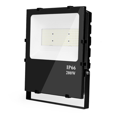 Dimmable de vidro moderado AL conduziu as luzes de inundação Ip66 impermeável exterior 20w-200w