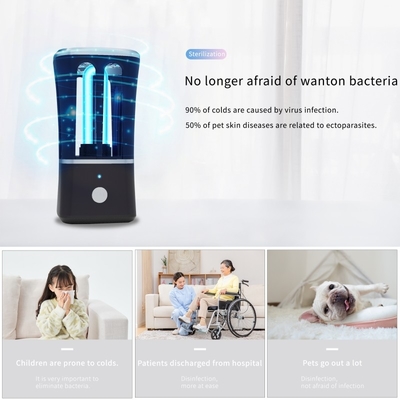 Mini lâmpada Uvc portátil da desinfecção, luz UV do esterilizador do carro carregável de USB