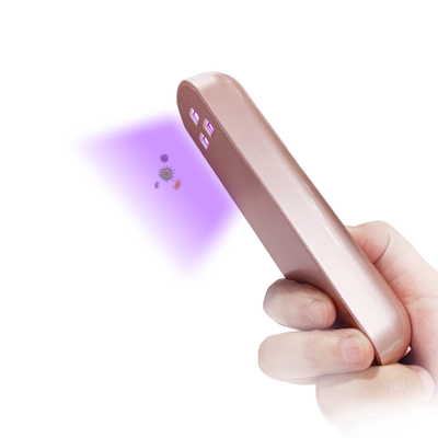 Portable varinha do esterilizador da luz uv do diodo emissor de luz de 1,5 watts, bateria Handheld do lítio da esterilização 18650 da luz uv