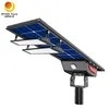 Luminária de Rua LED Solar Inteligente Integrada com Painel Solar Duplo de 80W Iluminação Externa 80W Luz Solar para Rua