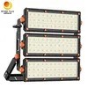 Holofote LED de 3 módulos de 1500W com alta luminosidade de 170lm/W para iluminação de grandes espaços