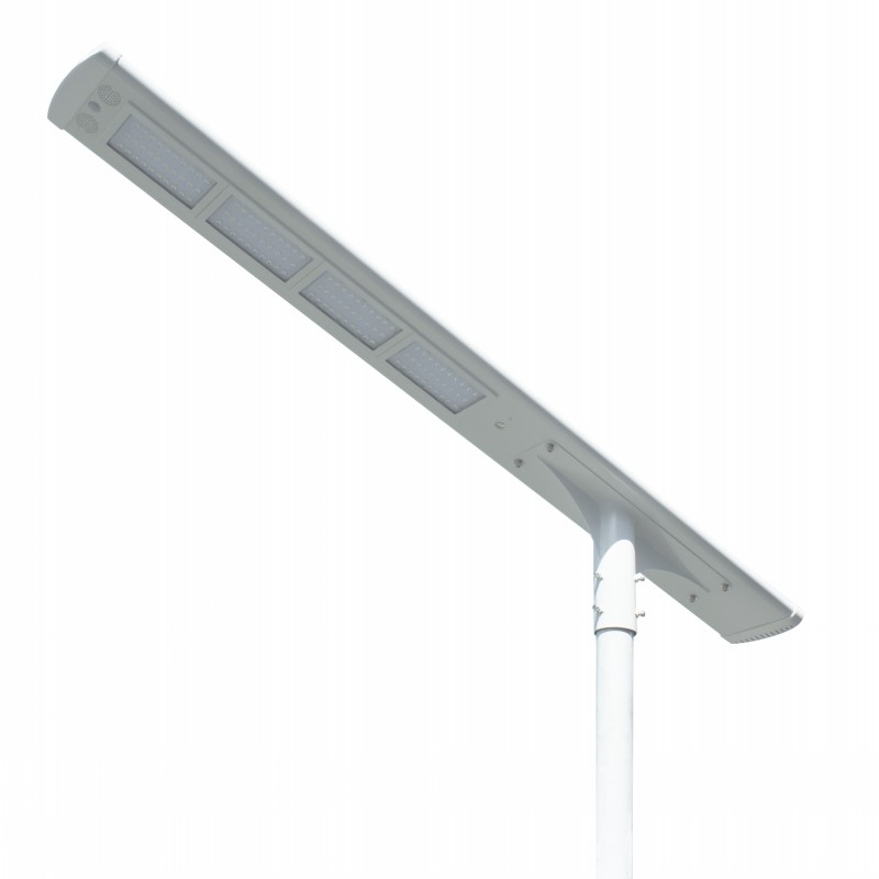Luz de rua automática posta solar da luz de rua do diodo emissor de luz IP65 com sensor de movimento 120LM/W