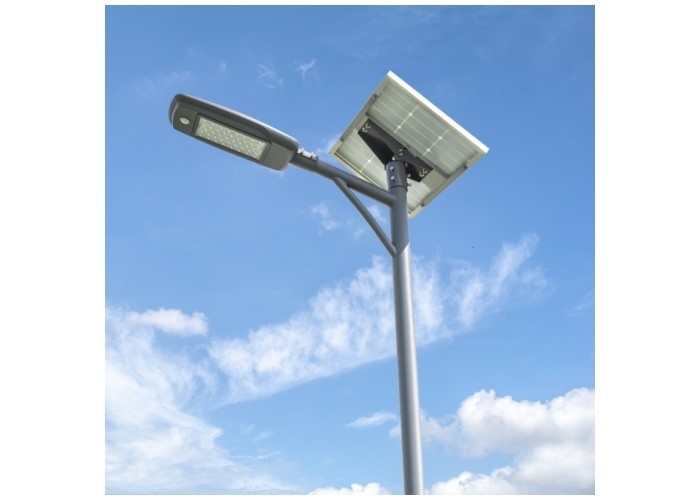 Anti controle do APP do telefone celular das luzes de rua 5500K da energia solar da corrosão IP65 40W
