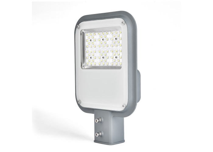 O lúmen alto da microplaqueta de San'an 3030 conduziu o lúmen da luz de rua AC220V 50W 2700-6500K 100lm/w
