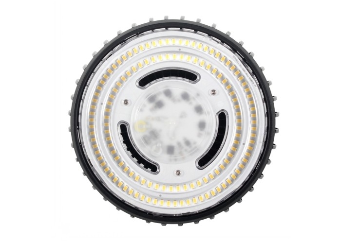 Alojamento de alumínio alto da luz 70CRI 100W 100lm/w da baía do diodo emissor de luz do UFO do DOB 2700-6500K