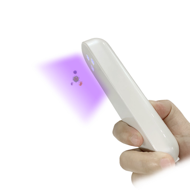 Portable varinha do esterilizador da luz uv do diodo emissor de luz de 1,5 watts, bateria Handheld do lítio da esterilização 18650 da luz uv