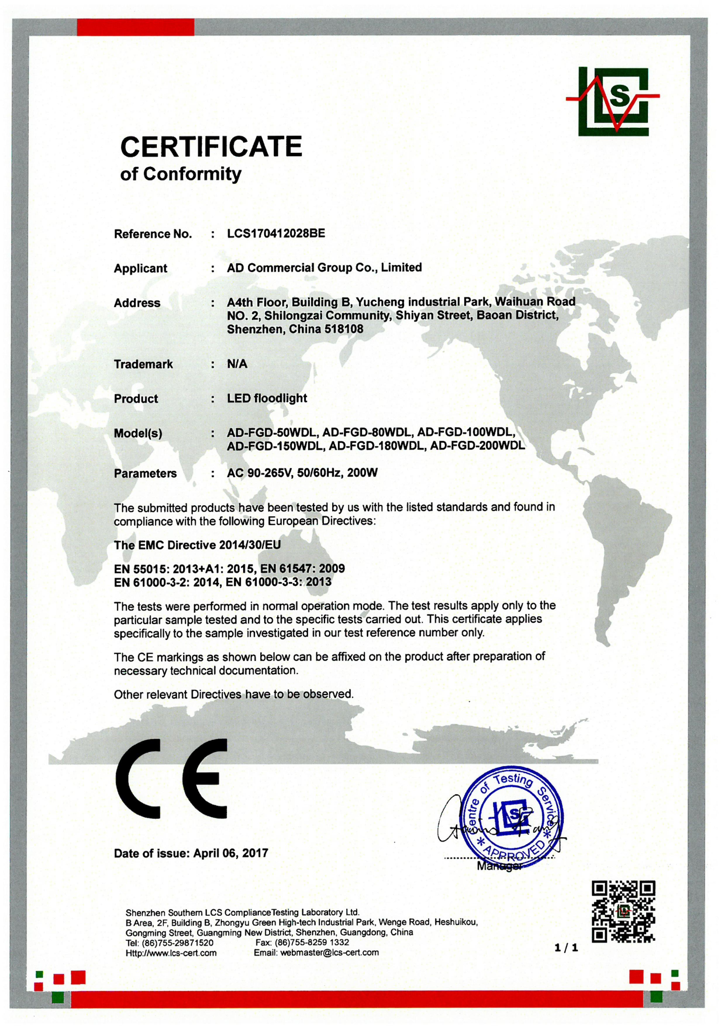 China Shenzhen RIYUEGUANGHUA Technology Co., Limited Certificações
