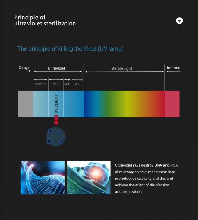 salas inteiras da desinfecção da luz ultravioleta
